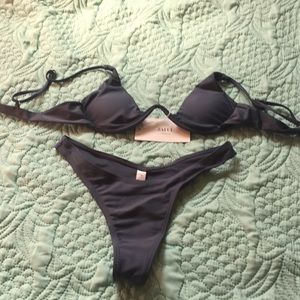 Zaful small two piece gray S